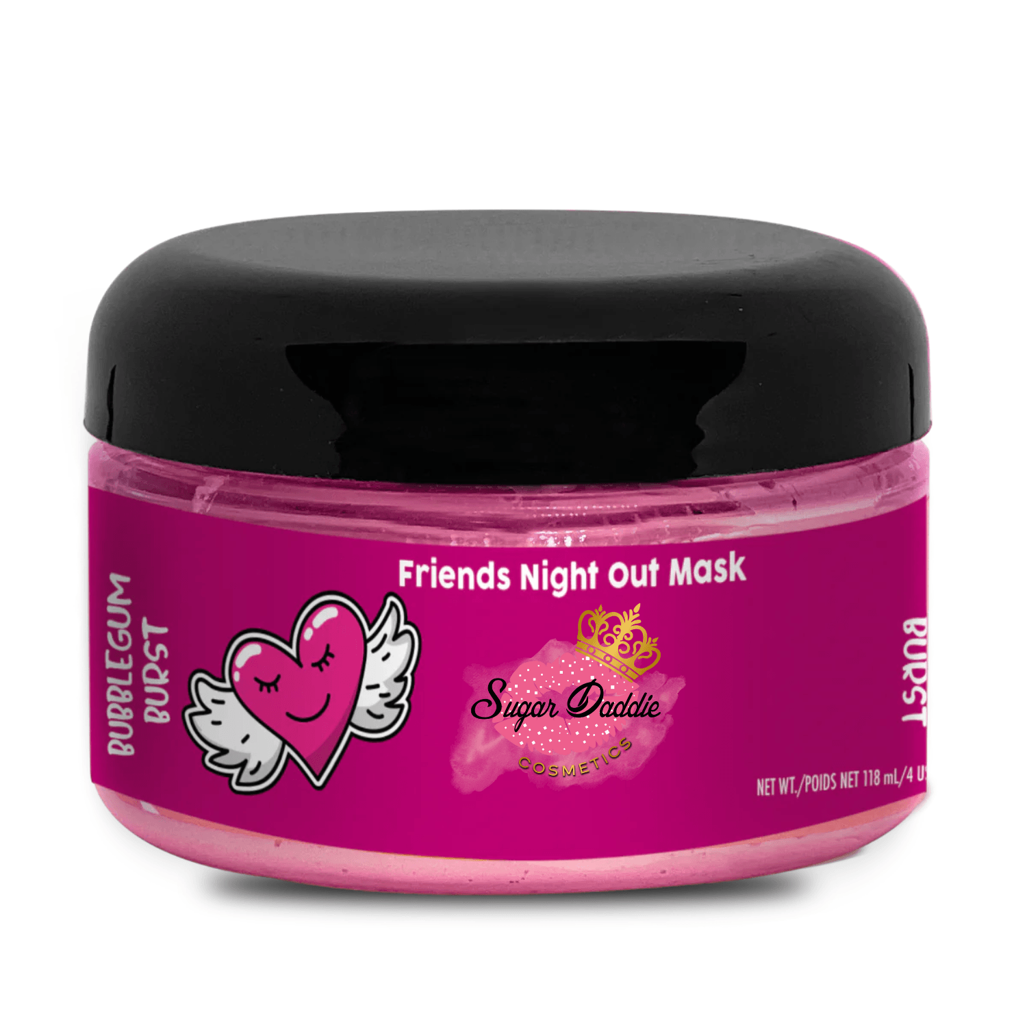 Clay Mask Kids - Bubblegum Burst 4oz - Sugar Daddie Cosmetics